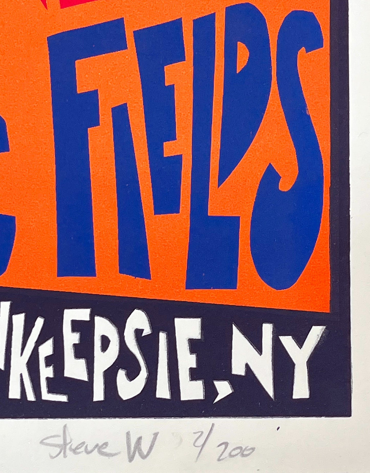 STEVE WALTERS (SCREWBALL PRESS) 91.3 FM WVKR: 15,000 WATTS OF TEA AND CRUMPETS POSTER 1994