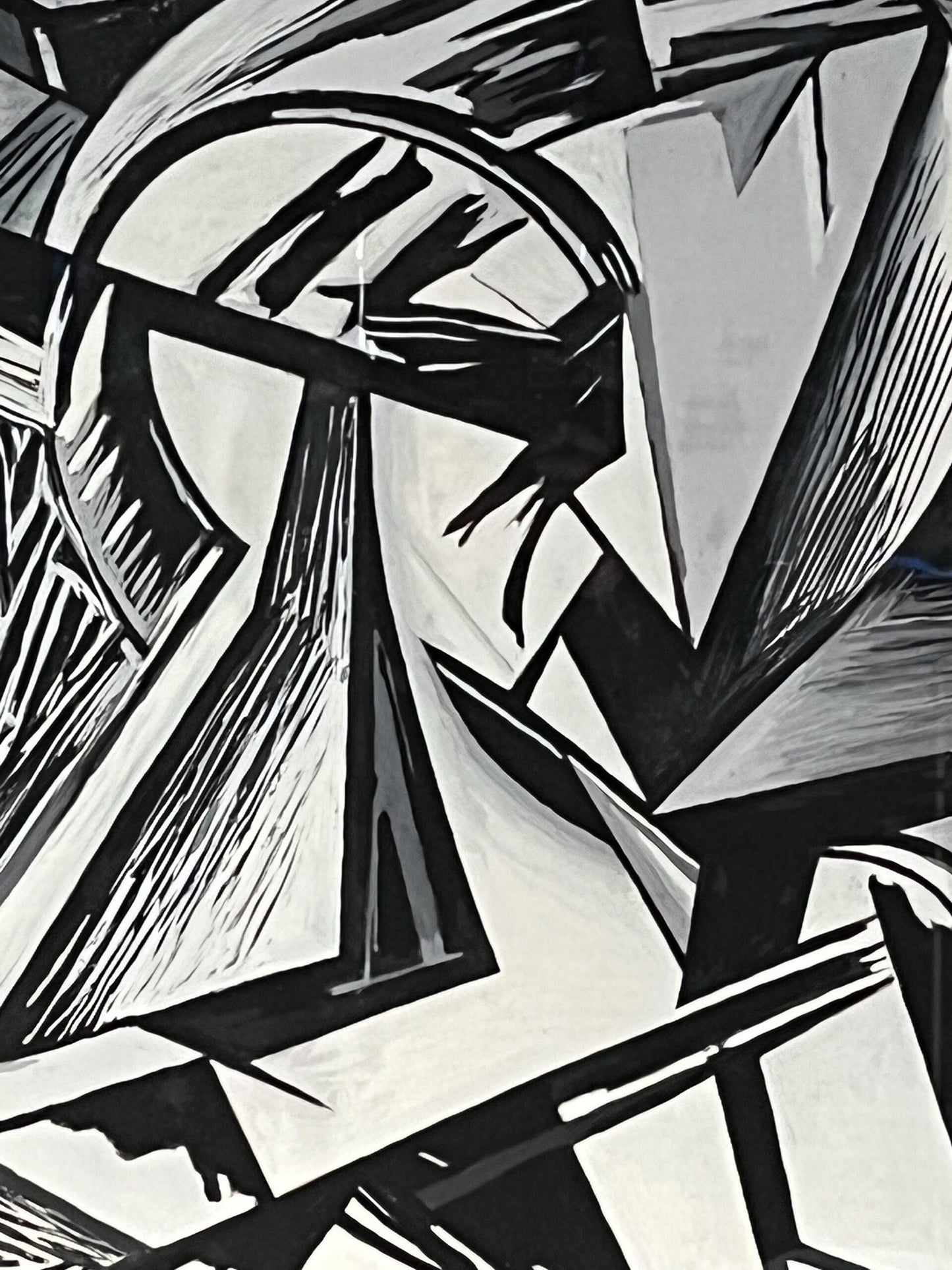 Rudolph Weisenborn Early Modern, Cubist Abstract dated 1940