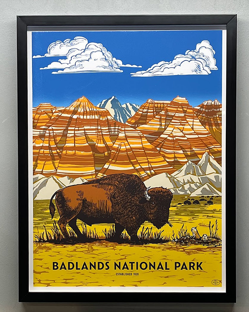 Badlands National Park Poster