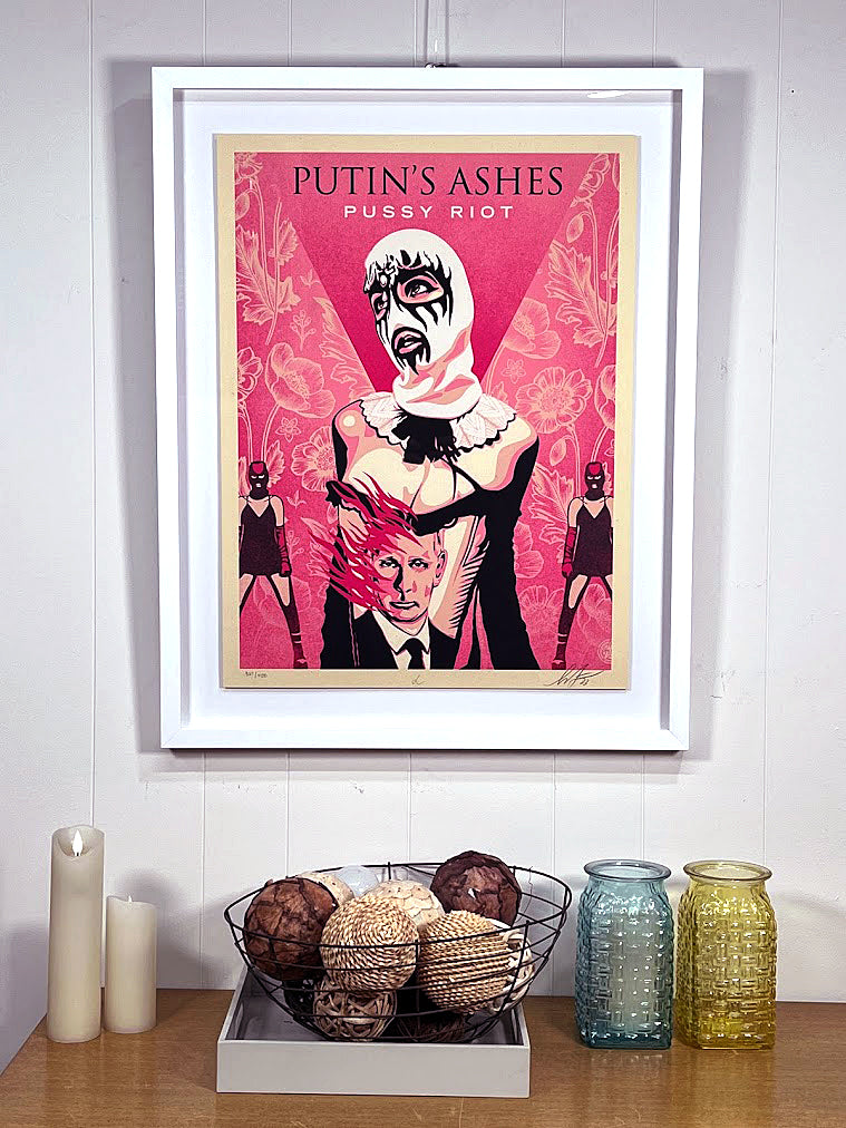 PUTIN’S ASHES (PUSSY RIOT) 2023 by Shepard Fairey