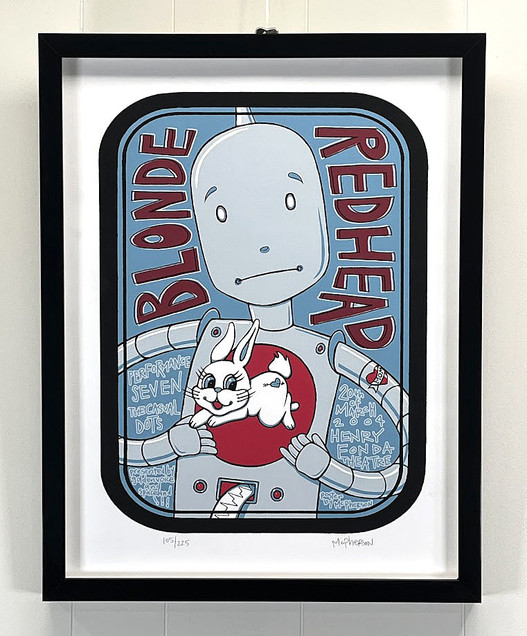 2004 BLONDE REDHEAD SILKSCREEN BY TARA MCPHERSON