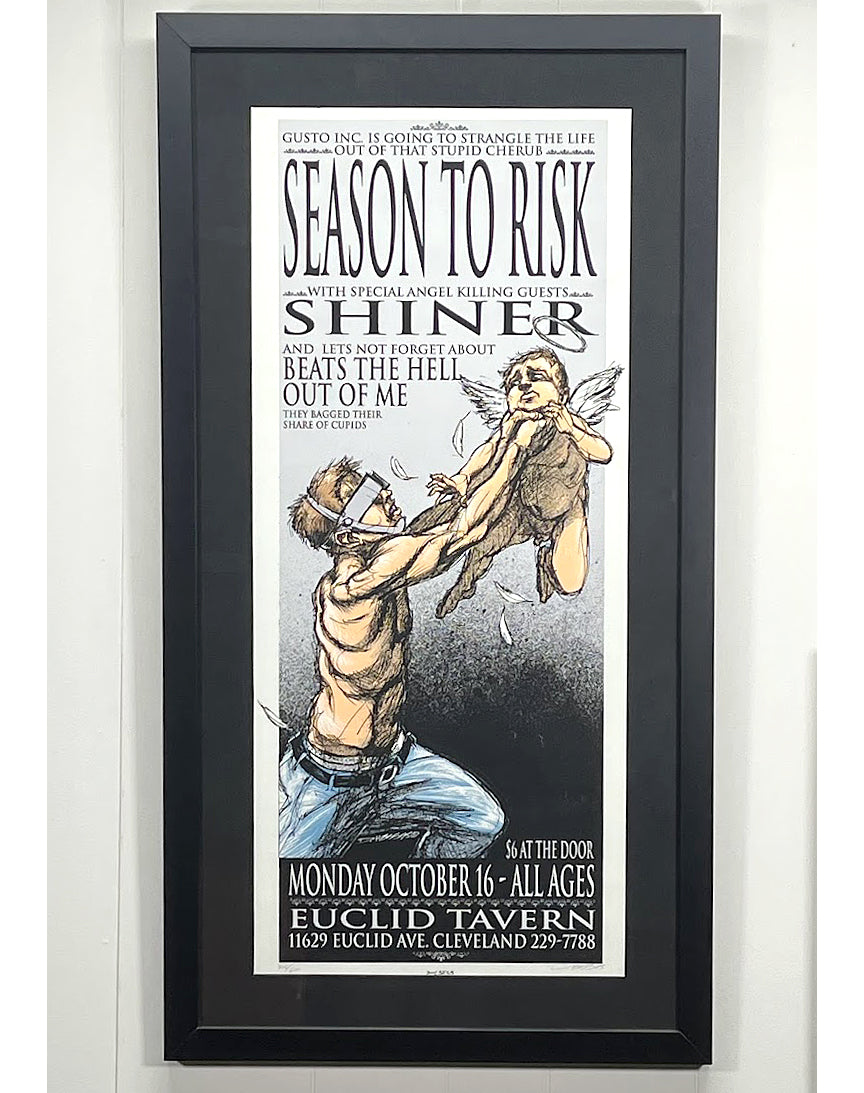 Season To Risk w/ Shiner by Derek Hess