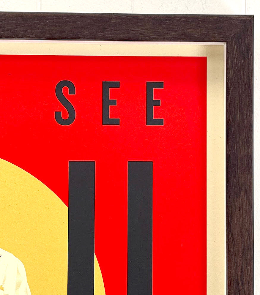 Good To See You Henry Rollins Silkscreen Print by Shepard Fairey- OBEY