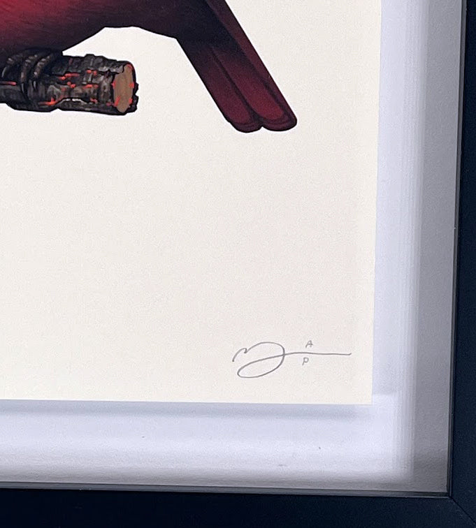 Fat Bird - Cardinal II by Mike Mitchell 2022 Artist Proof