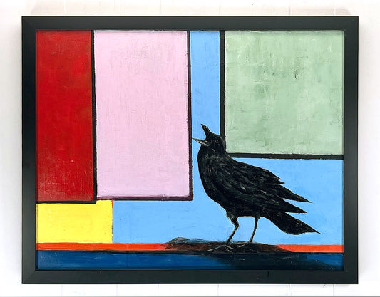 Abstract with Crow II, 2023 by Kneelinghorse