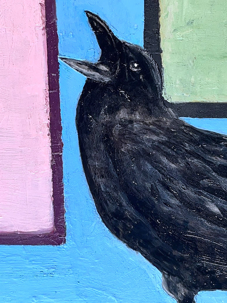 Abstract with Crow II, 2023 by Kneelinghorse