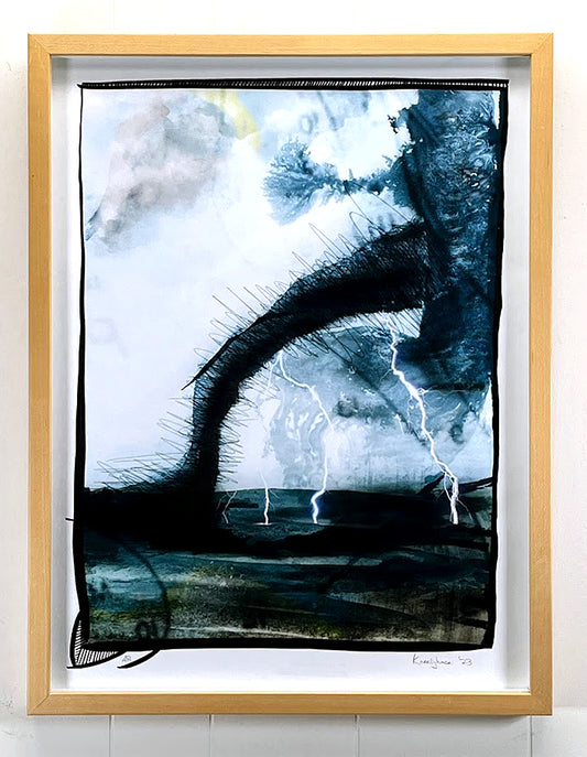 "From The Blue" 18" x 24" AP print by Kneelinghorse