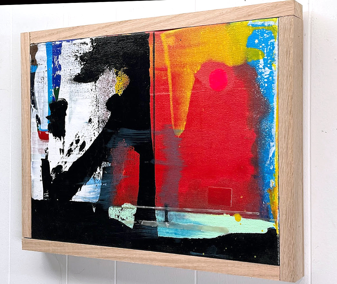 Morning Echo #4, Acrylic on unprimed Canvas, 2023 by Kneelinghorse