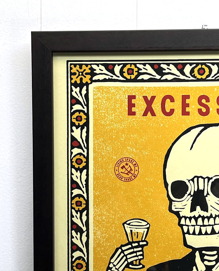 Excess in Moderation by Ravi Zupa 2021 (11 x 17")