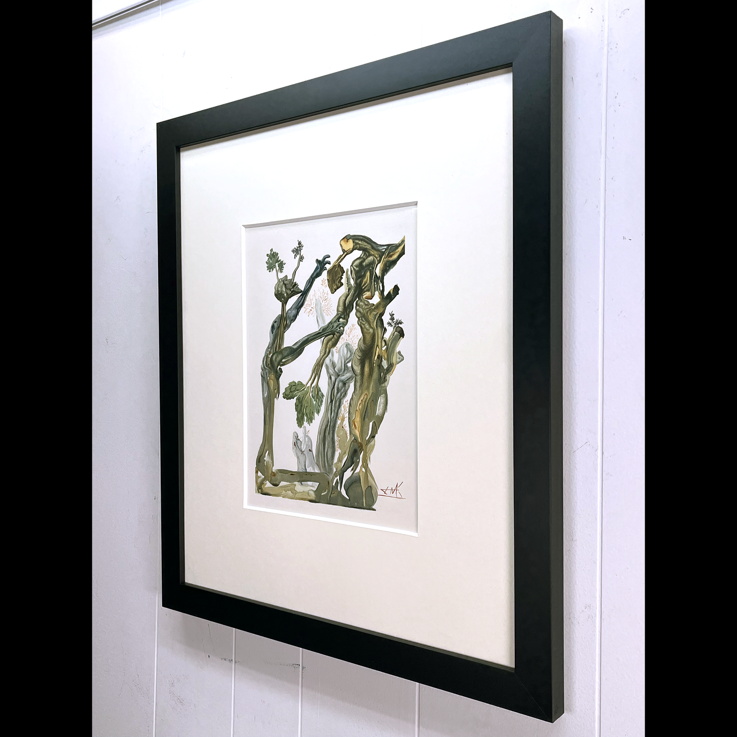 Inferno – Canto 13, by Salvador Dali 1963 woodcut