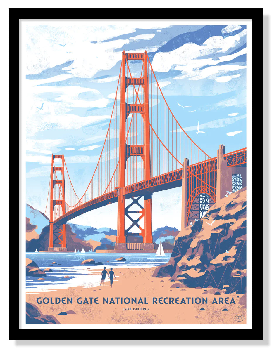GOLDEN GATE NATIONAL RECREATION AREA POSTER