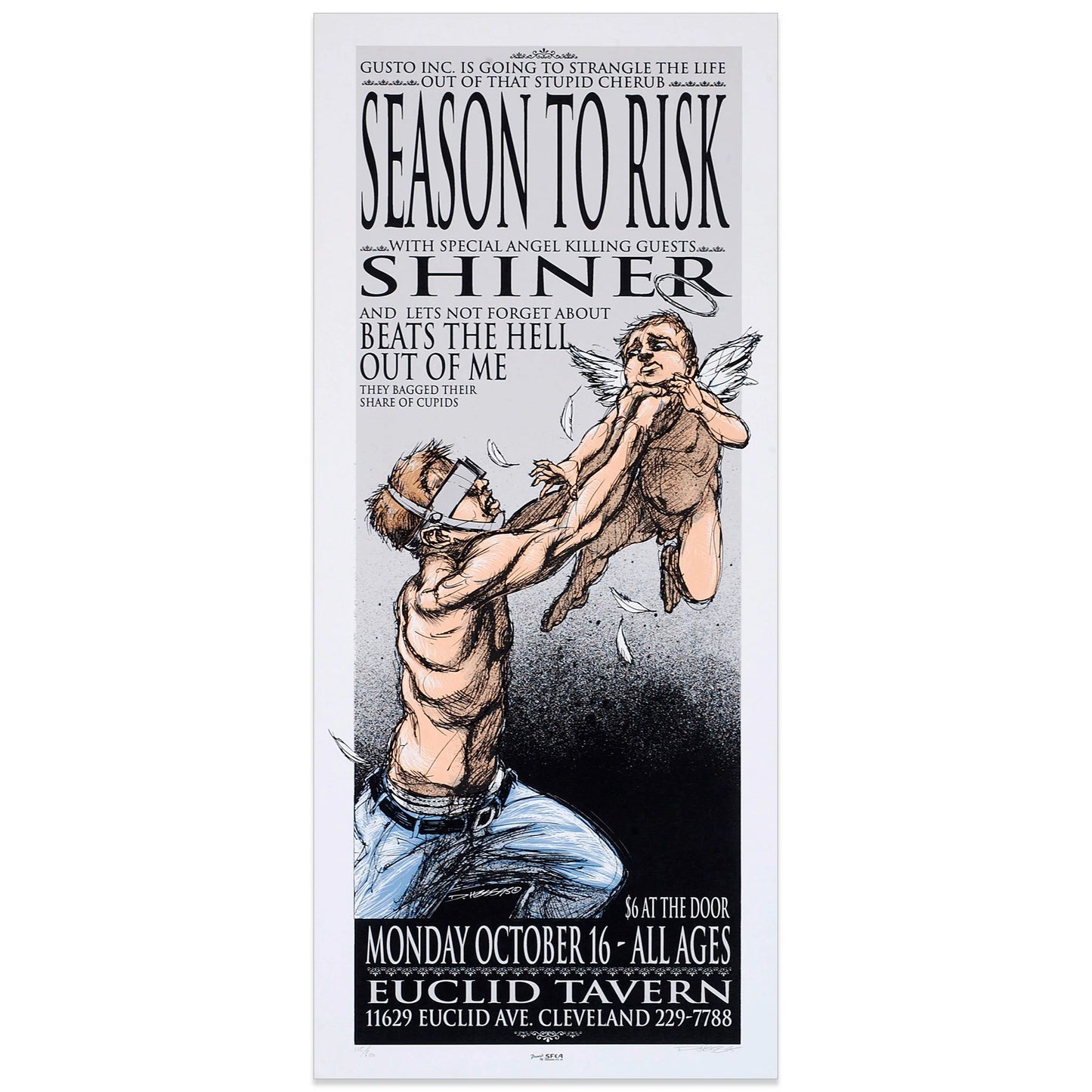 Season To Risk w/ Shiner by Derek Hess