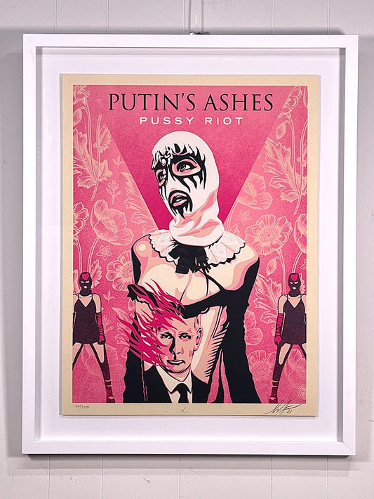 PUTIN’S ASHES (PUSSY RIOT) 2023 by Shepard Fairey