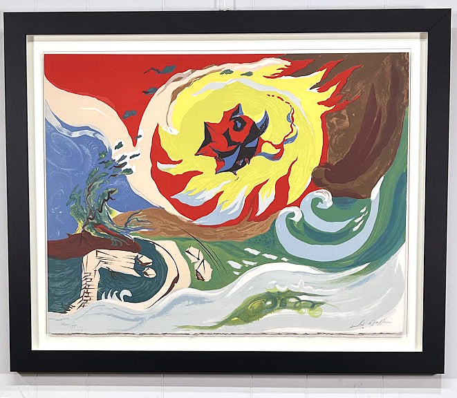 ANDRE MASSON (1896-1987) Limited Edition Lithograph "Wave of the Future"