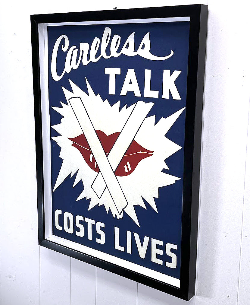 Careless talk costs lives WPA poster by Al Doria