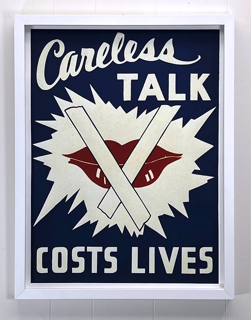 Careless talk costs lives WPA poster by Al Doria