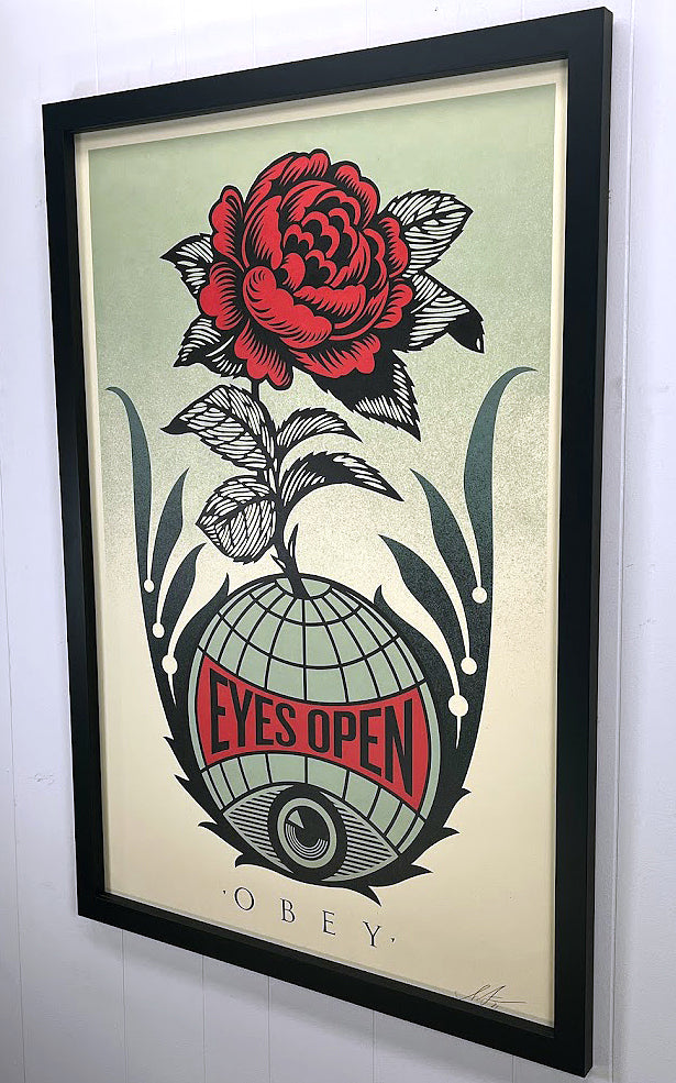 Eyes Open - Signed Offset Lithograph by Shepard Fairey