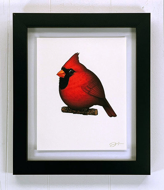 Fat Bird - Cardinal II by Mike Mitchell 2022 Artist Proof