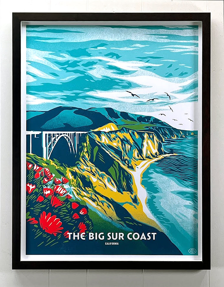 The Big Sur Coast Poster by Shepard Fairey (open ed. from 59 parks)