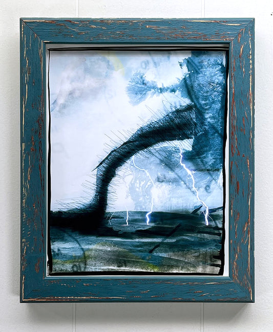 "From the Blue" 8" x 10" with Blue frame by Kneelinghorse