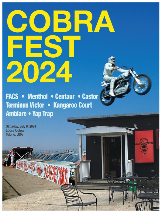 COBRA FEST 2024 POSTER (shipping included)