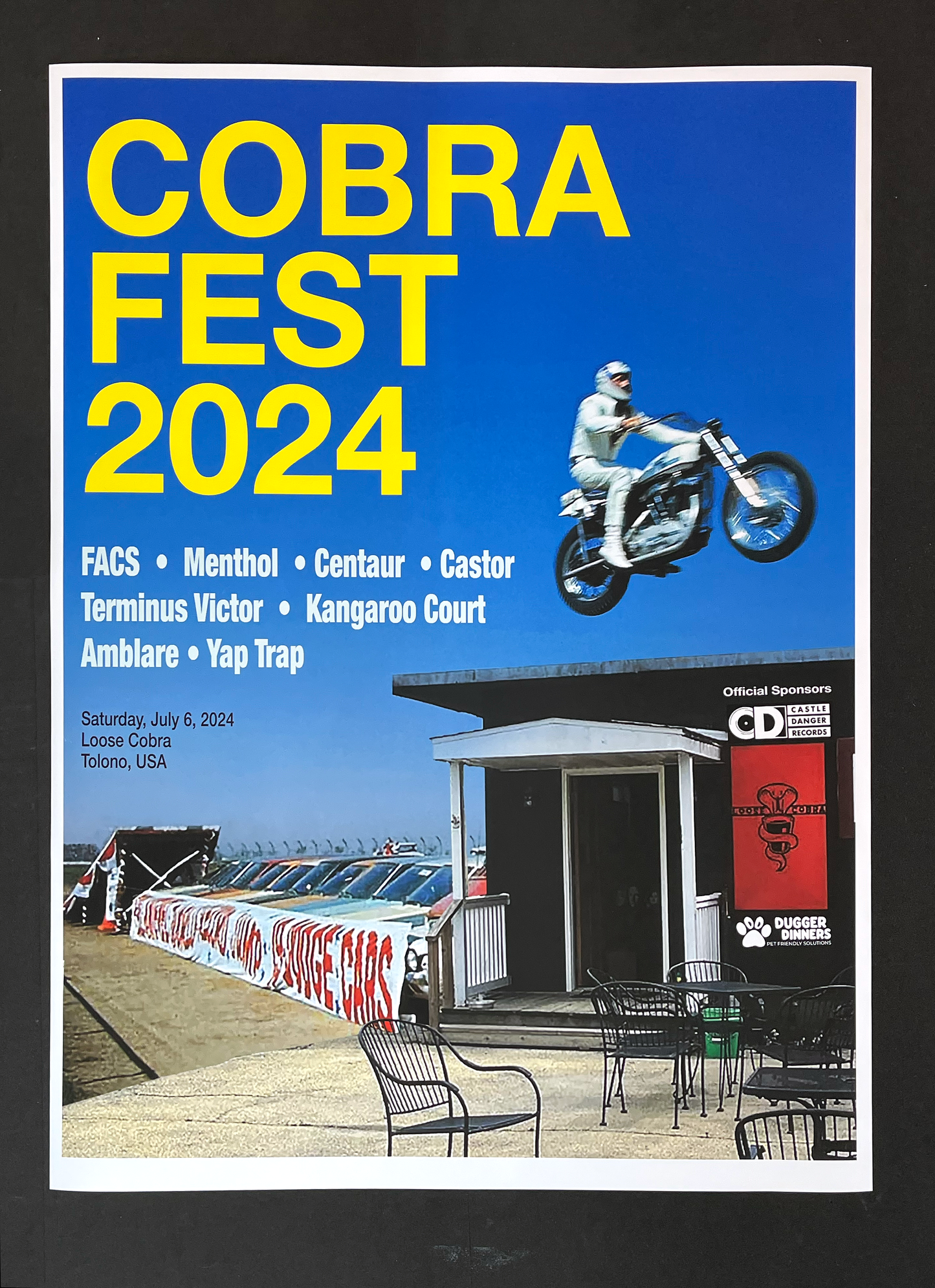 COBRA FEST 2024 POSTER (shipping included)