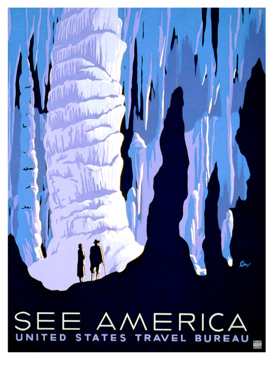 See America - WPA poster, 1939 by Alexander Dux.