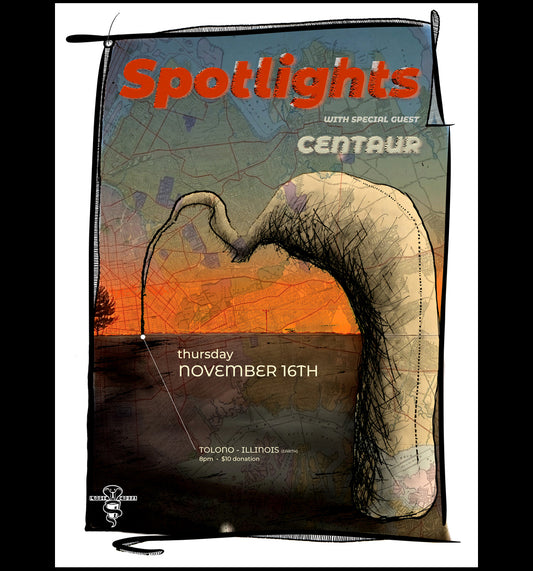 Spotlights with Centaur Nov. 16th at Loose Cobra by Kneelinghorse